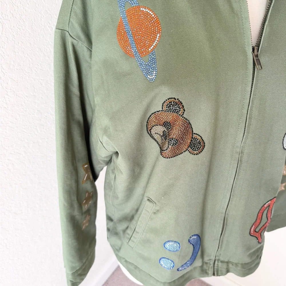Forever 21 Unisex Rainbow Jacket